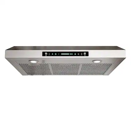 Front. Onefly - 36 inches - Ducted - Under Cabinet Range Hood - Stainless Steel.
