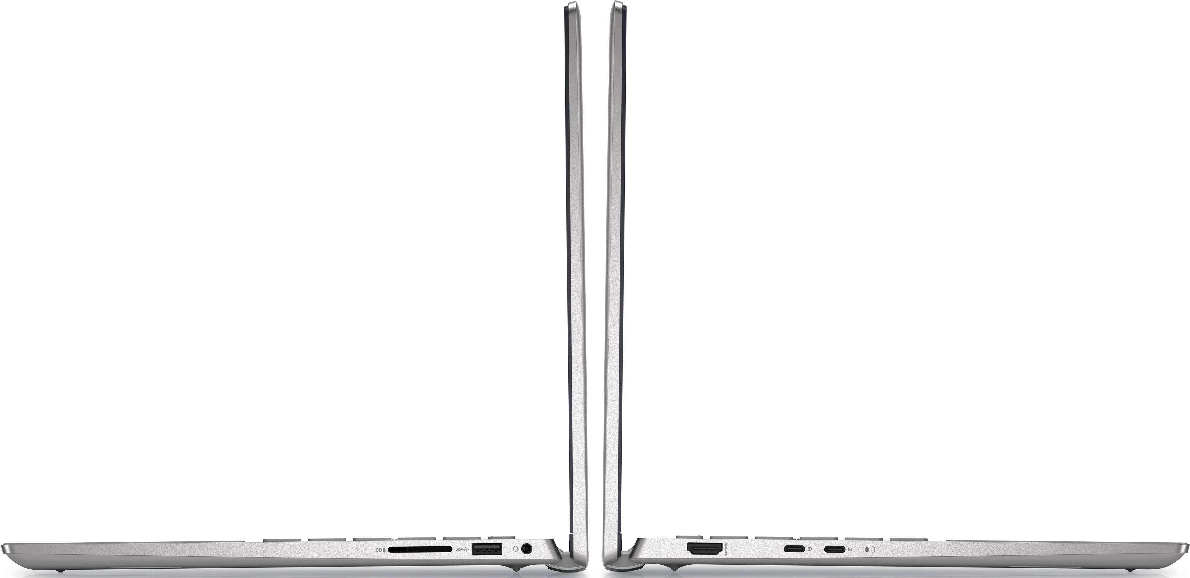 Alt View 8. Dell - Inspiron i7420 Inspiron i7420 2-in-1 Laptop 14.0 WUXGA Display (i7-1255U, 16GB, 512GB SSD, Win 11 Home) - Platinum Silver.