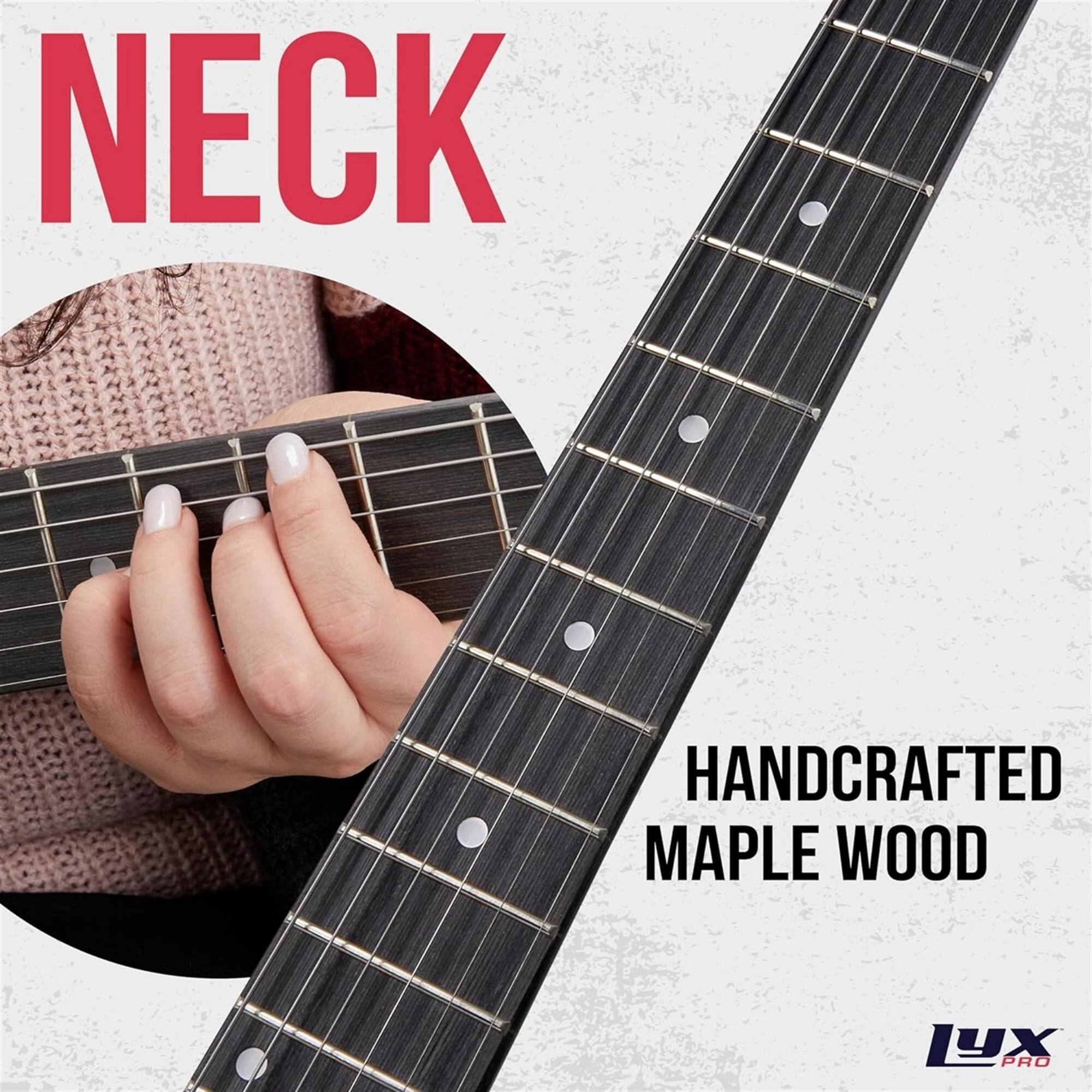 NECK, HANDCRAFTED MAPLE WOOD, LYX PRO
