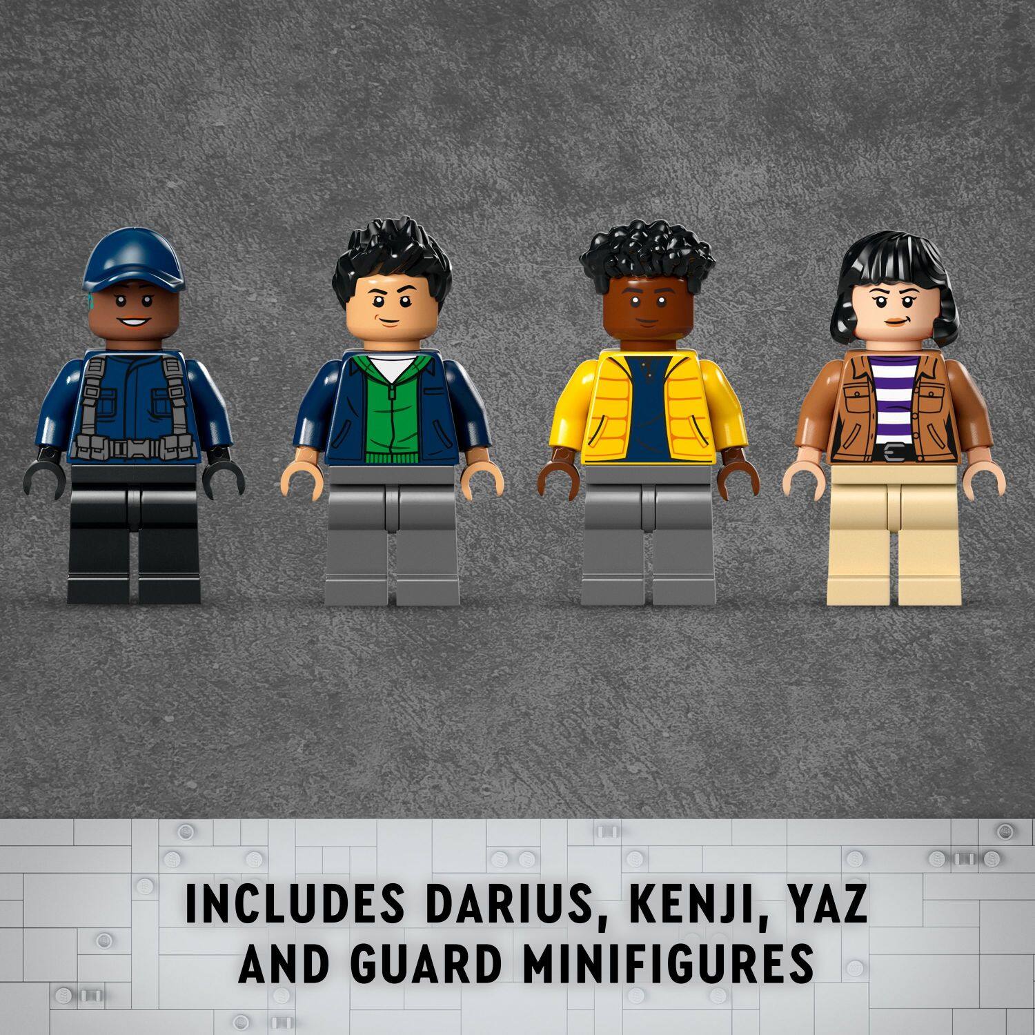 Includes Darius, Kenji, Yaz and Guard Mini Figures