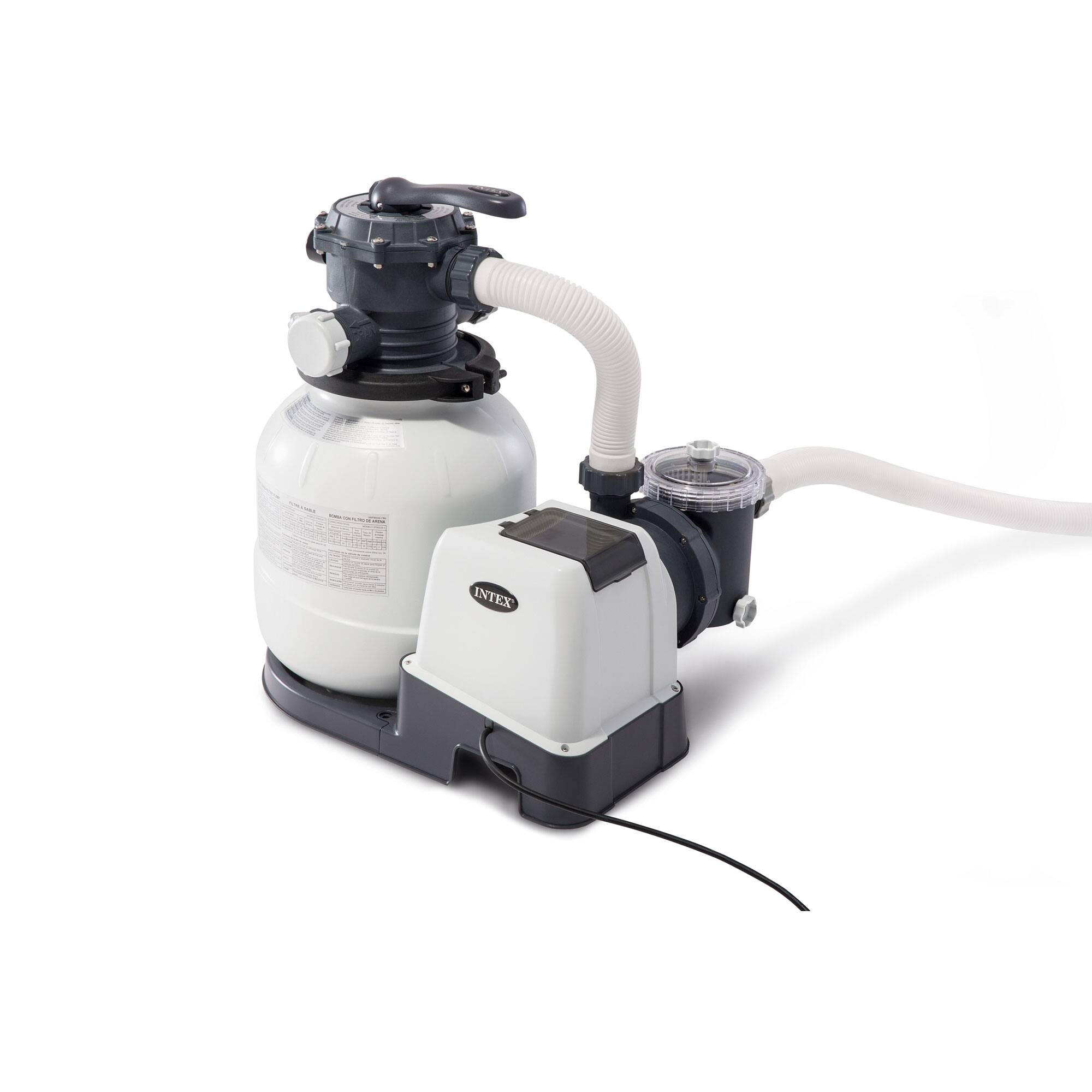 Alt View 12. Intex - Rectangular Ultra XTR Frame Swimming Pool w Canopy - Blue.