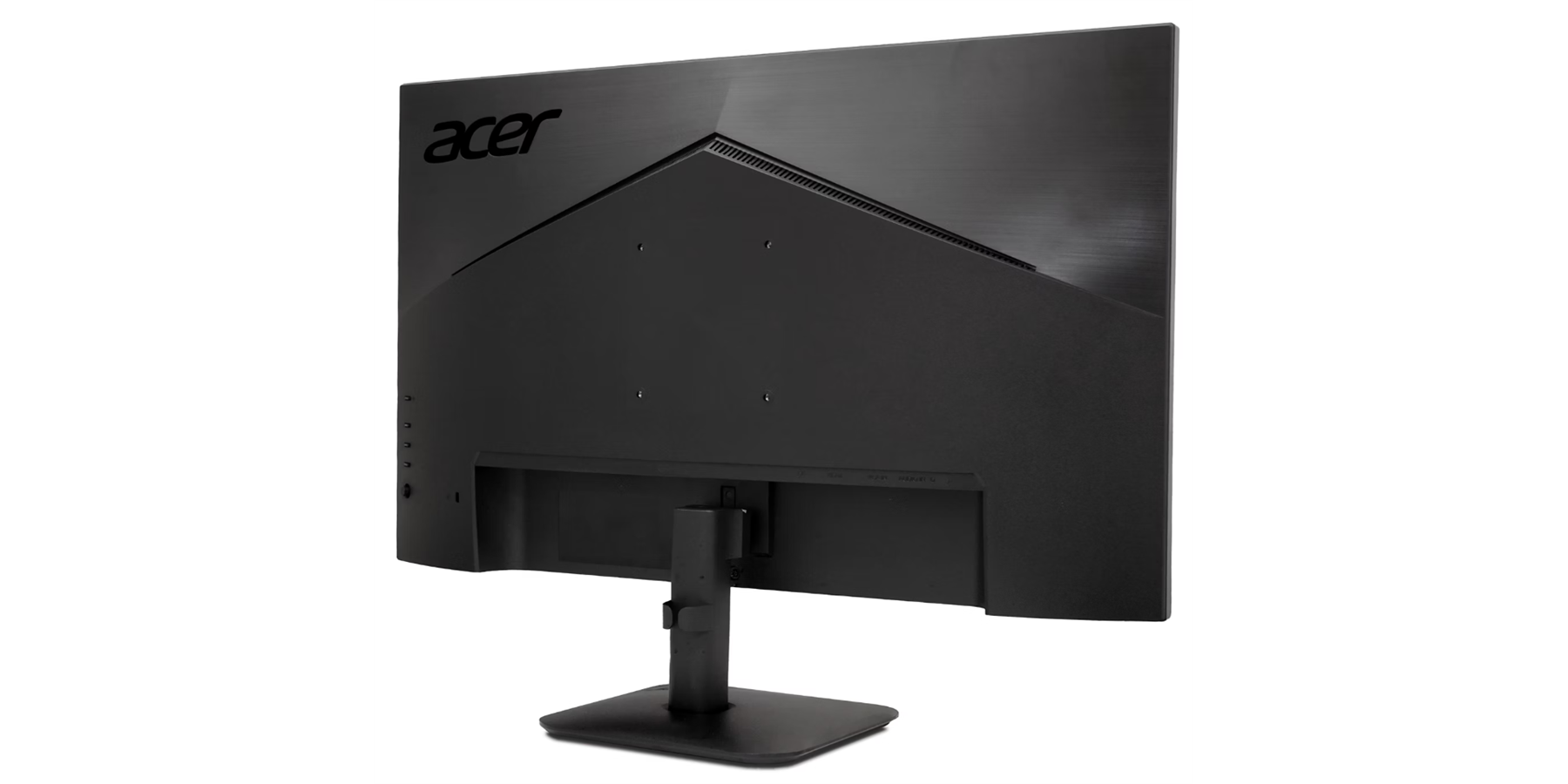 Back. Acer - KA272K 27" UHD 4K IPS Monitor 250Nit 4ms Anti-Glare HDMI DisplayPort VESA Mount - Black.