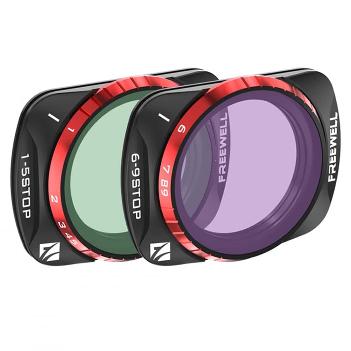 Freewell - Variable ND 1-5 and 6-9 Stop Filters for DJI Osmo Pocket 3, 2-Pack