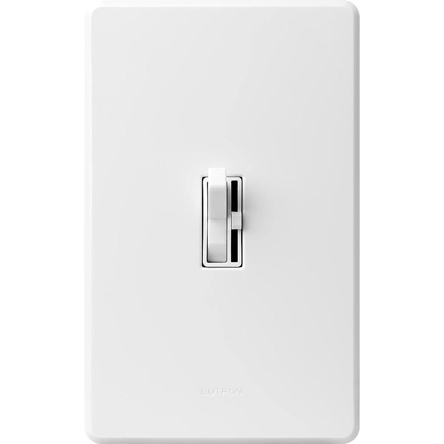 Left. Lutron - Lutron Toggler White 150 W 3 Way Dimmer Switch 1 pk - White.