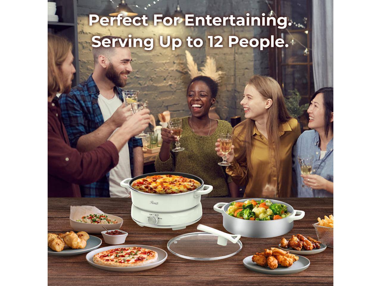 Perfect For Entertaining. Serving Up to 12 People.