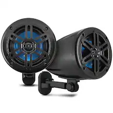 Front. Pyle - PyleUsa 5.25”Waterproof Off-Road Speakers-180W - None.