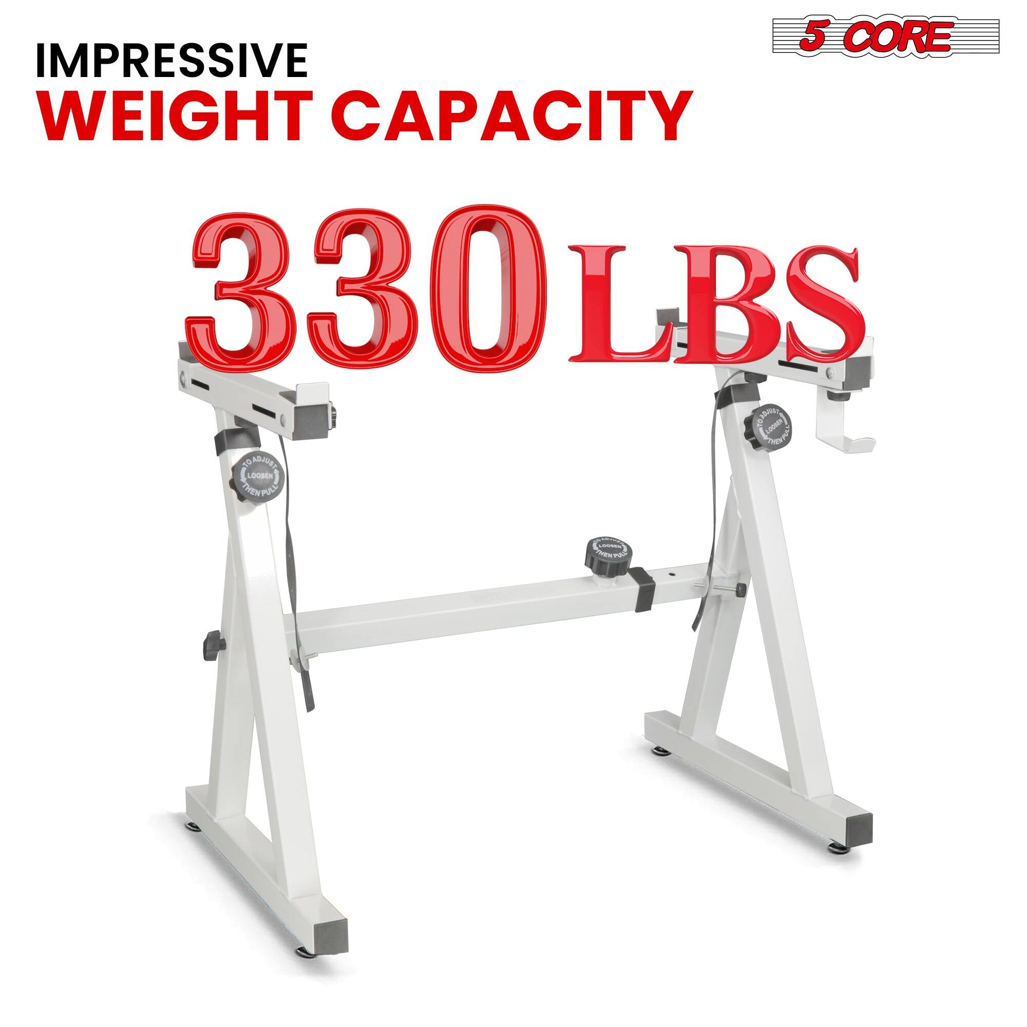 IMpressive Weight Capacity  
330 LBS  
5 CORE