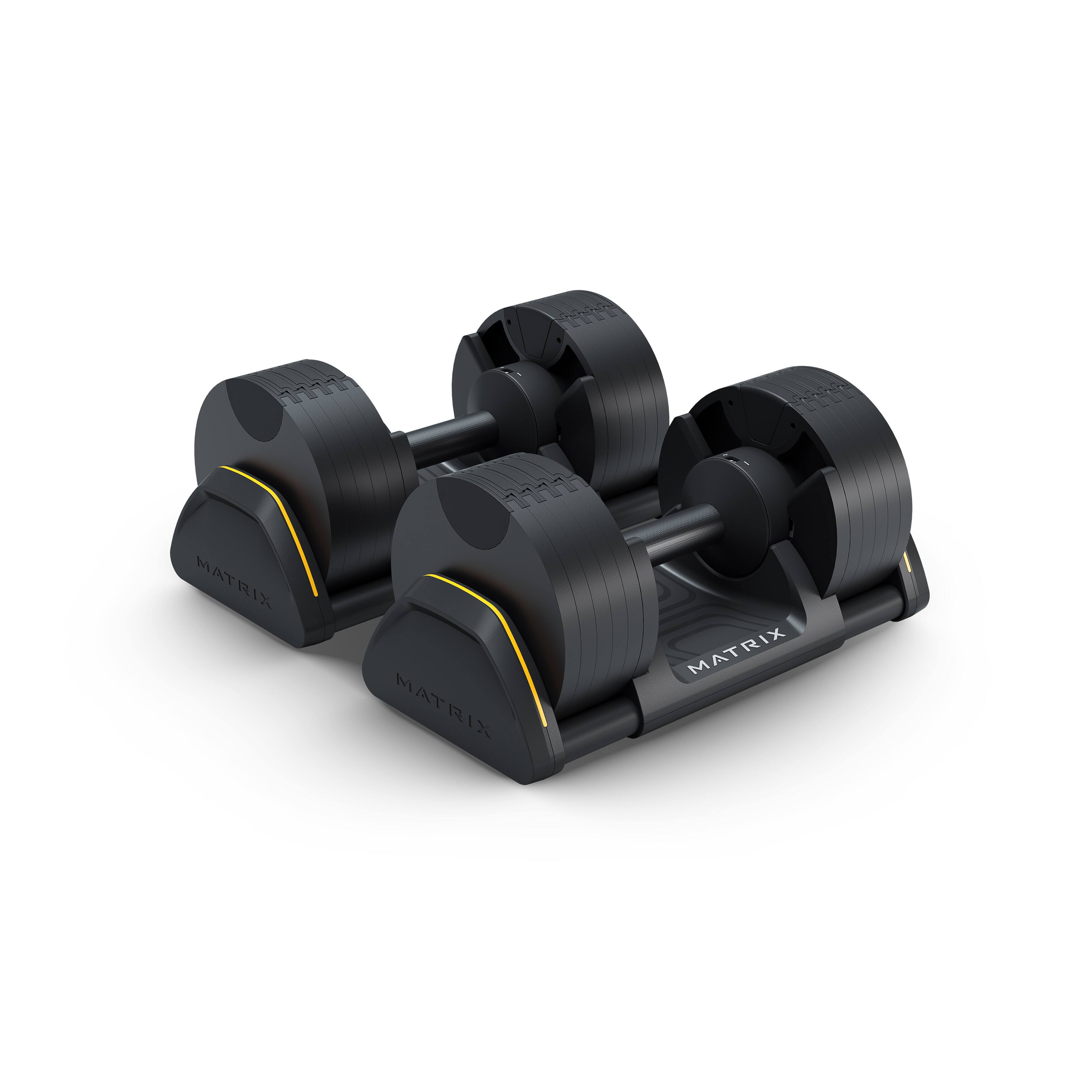 Matrix - DB50 50 lb. Adjustable Dumbbells - Black