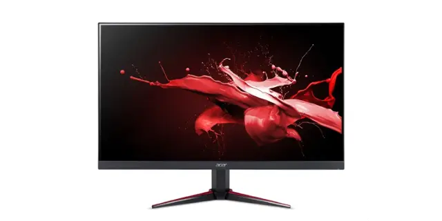Front. Acer - Nitro VG270U Z1bmiipx 27" LCD Monitor 270Hz 2K WQHD 2560 x 1440 - Black.