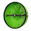 Left. Greenworks - 12" Pressure Washer Surface Cleaner Attachment - Green.