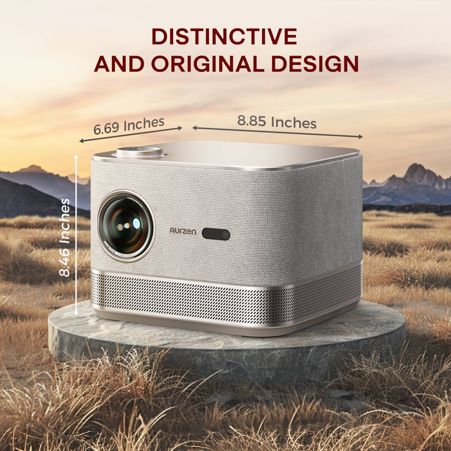 DISTINCTIVE AND ORIGINAL DESIGN

6.69 Inches  
8.85 Inches  
8.46 Inches  

Aurzen