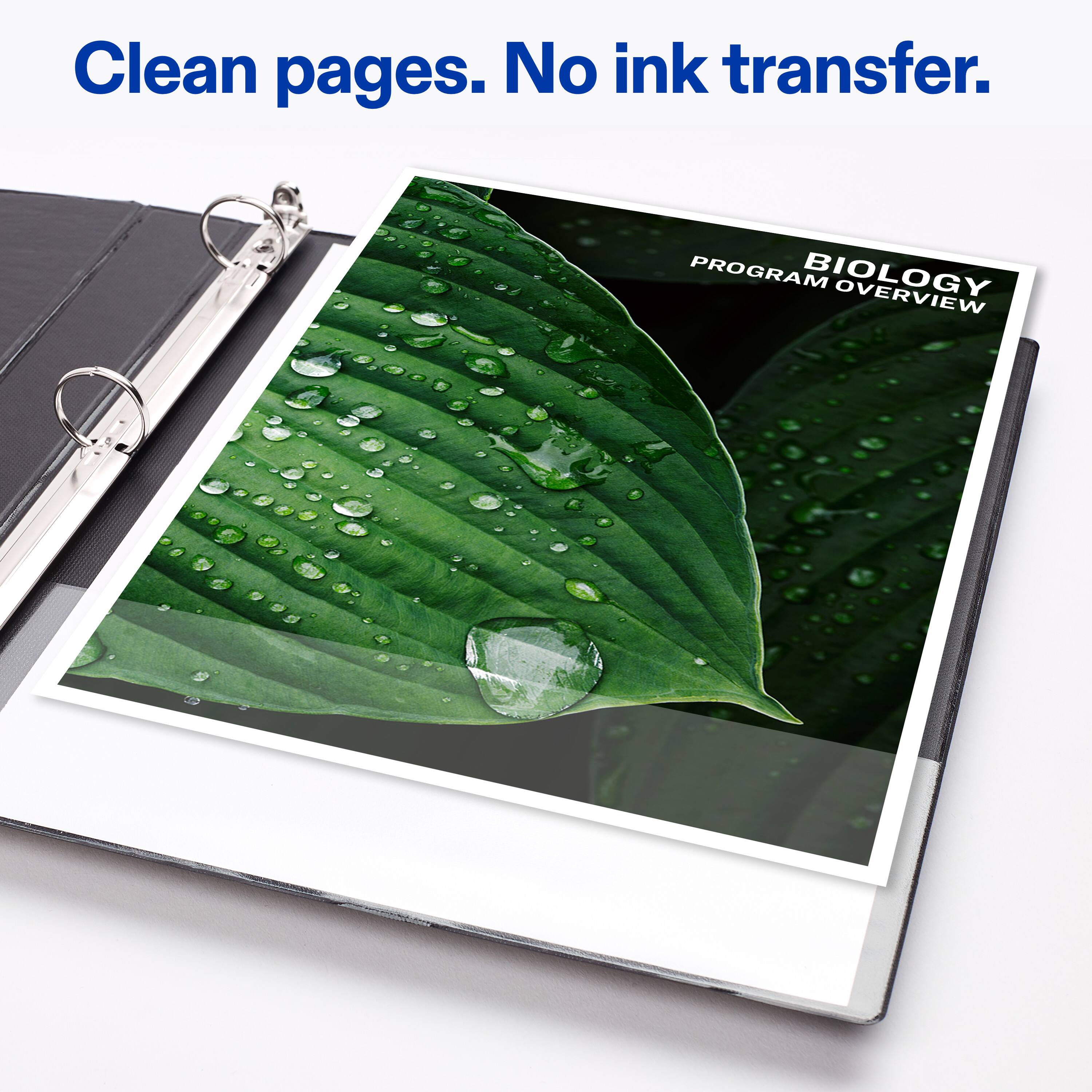 Clean pages. No ink transfer.  
PROGRAM BIOLOGY OVERVIEW