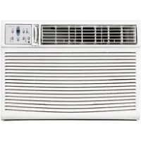 Keystone - 18,800/18,400 BTU 1,000 Sq. Ft.  Window/Wall Air Conditioner with Supplemental Heat Capability - White - Front_Zoom