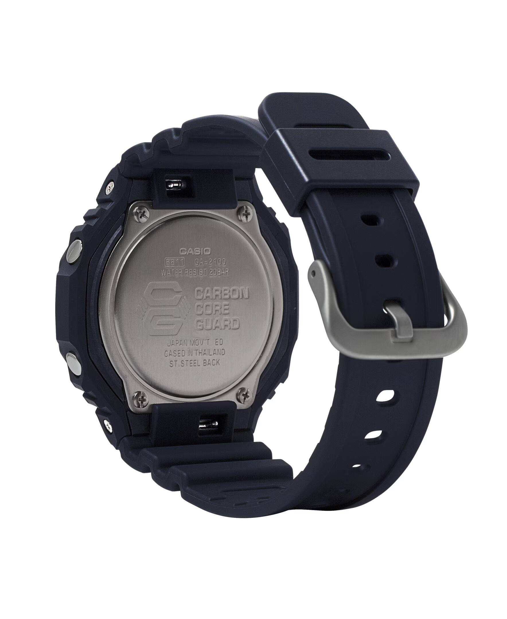 CASIO 6611 GA-2100 WATER RESIST 20BAR CARBON CORE GUARD JAPAN MOV'T ED CASED IN THAILAND ST.STEEL BACK