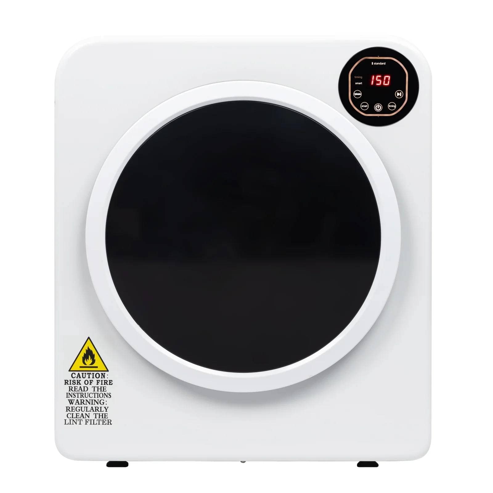 13.2LB Portable Clothes Dryer, 3.5 Cu.Ft Tumble Laundry Dryer w/LCD Touch Screen