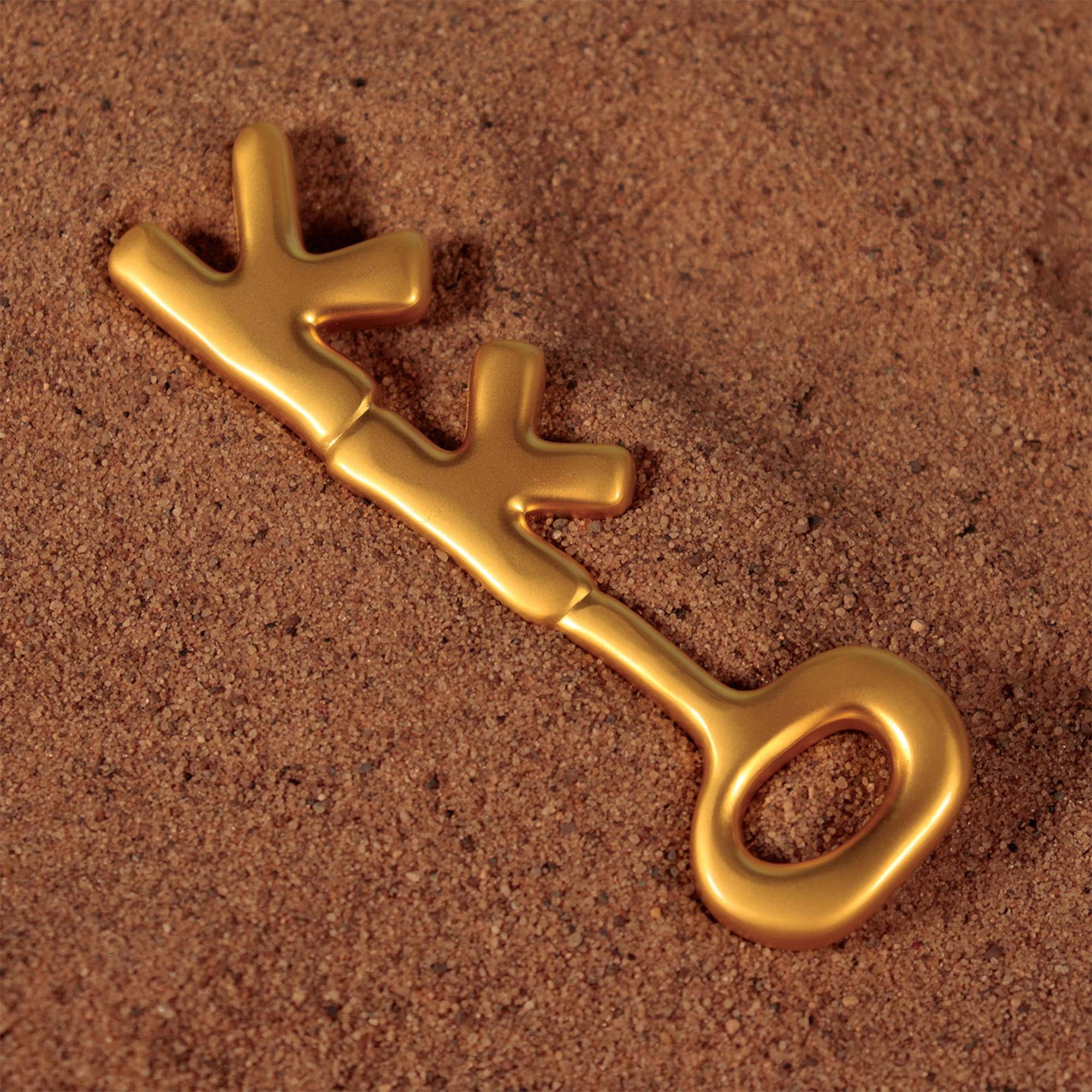 Alt View 5. Nickelodeon - SpongeBob SquarePants 24k Gold Plated Krusty Krab Key Replica - Gold.