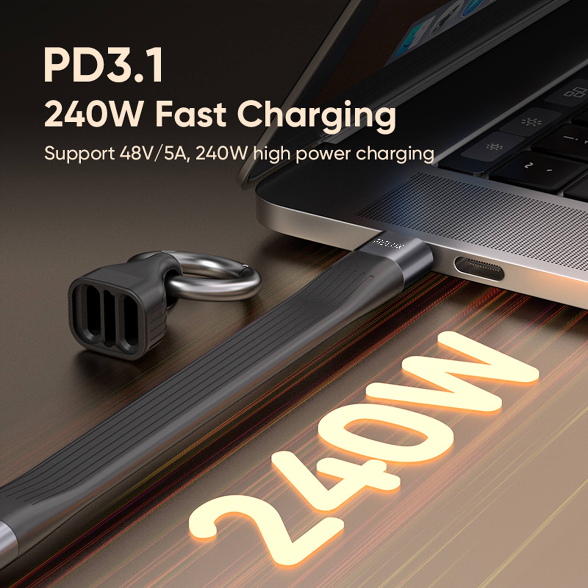 PD3.1  
240W Fast Charging  
Support 48V/5A, 240W high power charging
