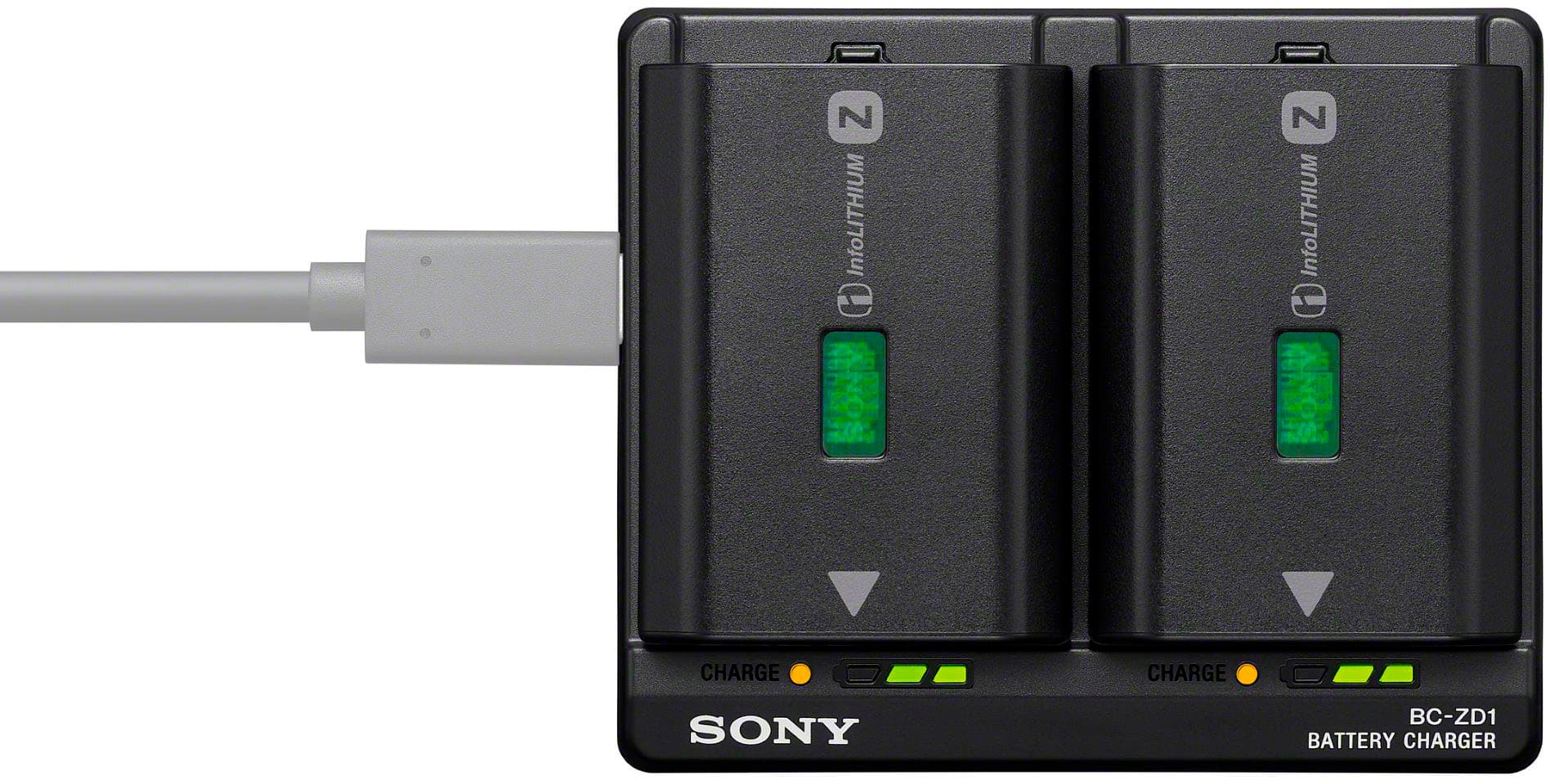 N InfoLITHIUM e CHARGE SONY BC-ZD1 BATTERY CHARGER