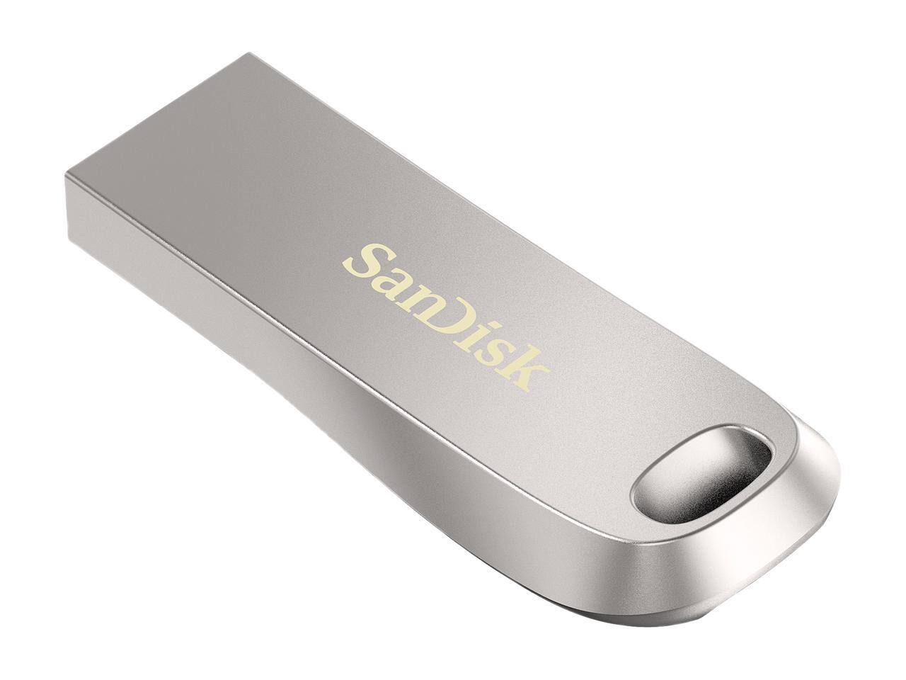 Alt View 1. SanDisk - SanDisk 128GB Ultra Luxe USB 3.1 Flash Drive, Speed Up to 150MB/s (SDCZ74-128G-G46) - G46.