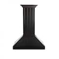 ZLINE - 36 inches - Externally Vented - Wall Range Hood - Black