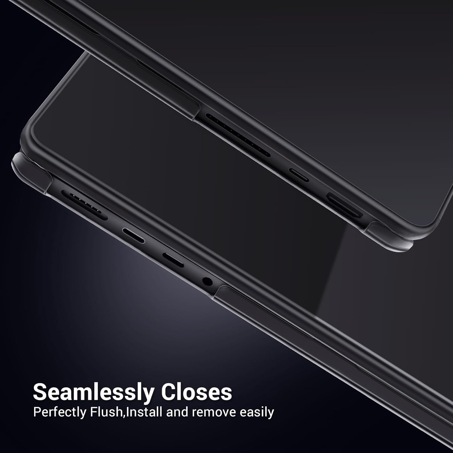 Seamlessly Closes  
Perfectly Flush, Install and remove easily