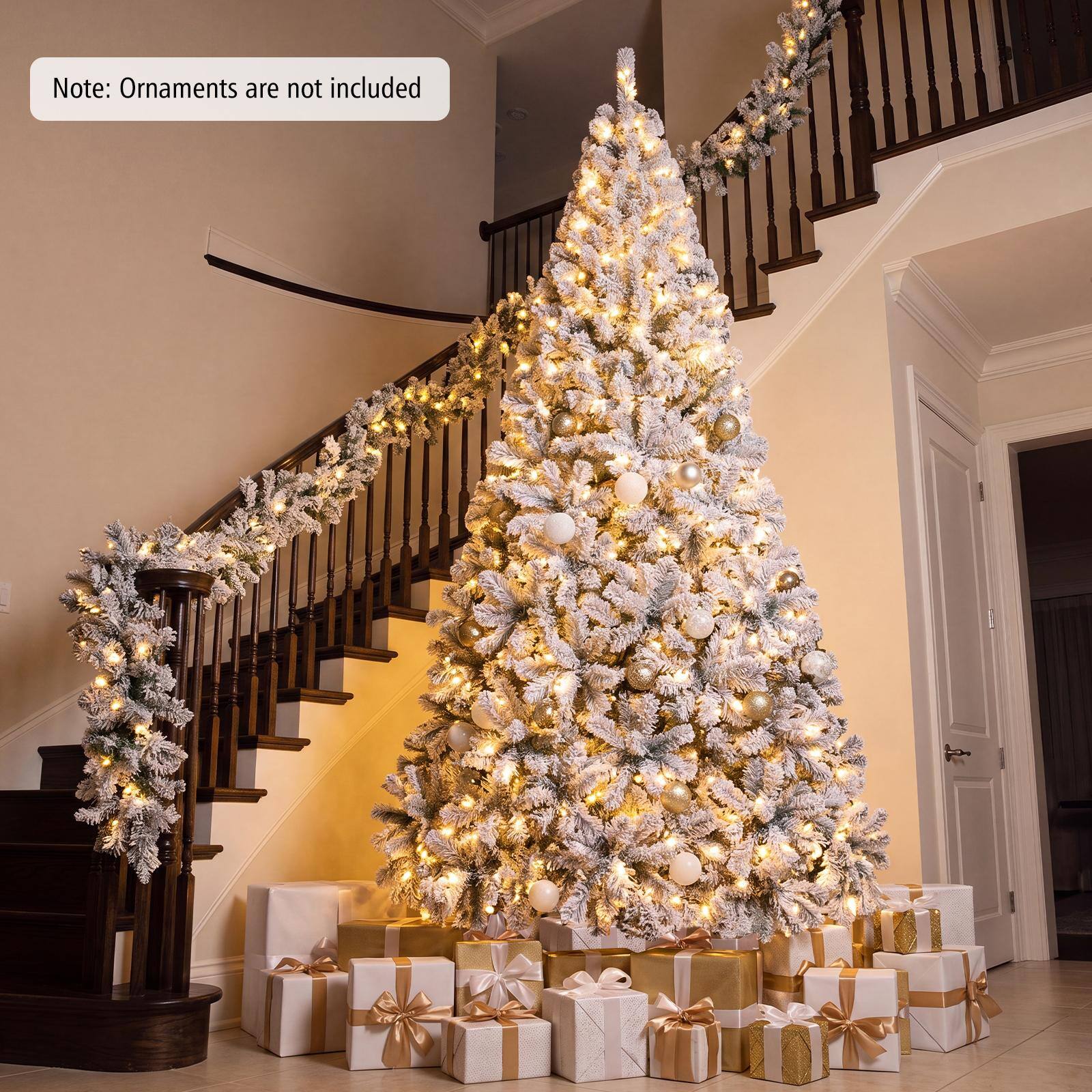 Note: Ornaments are not included