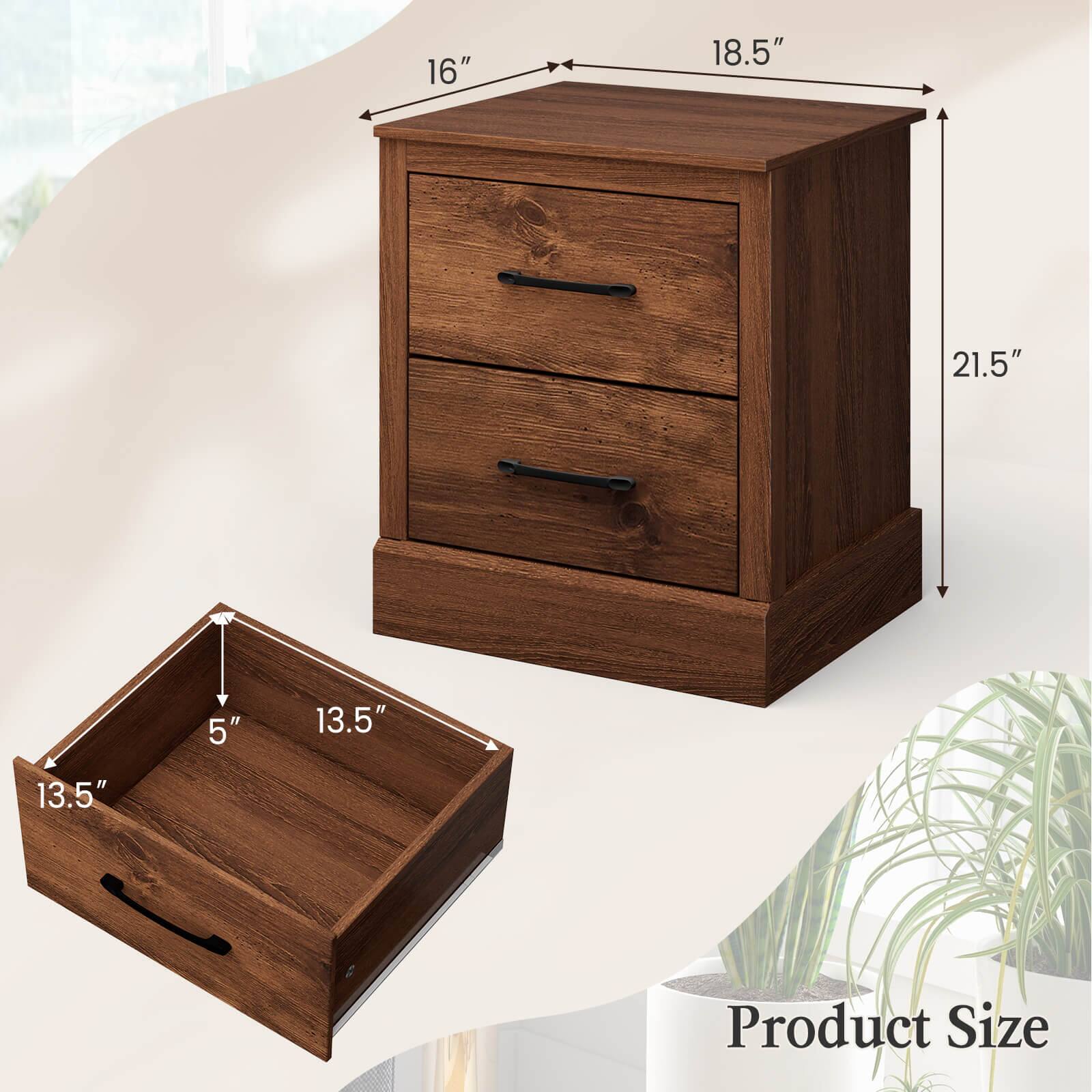 16"  
18.5"  
21.5"  
5"  
13.5"  
13.5"  

Product Size