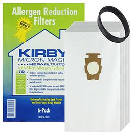 Kirby - 12 G10/G10E/G10SE HEPA Vacuum Bags + 1 Drive Belt – Allergen Filtration
