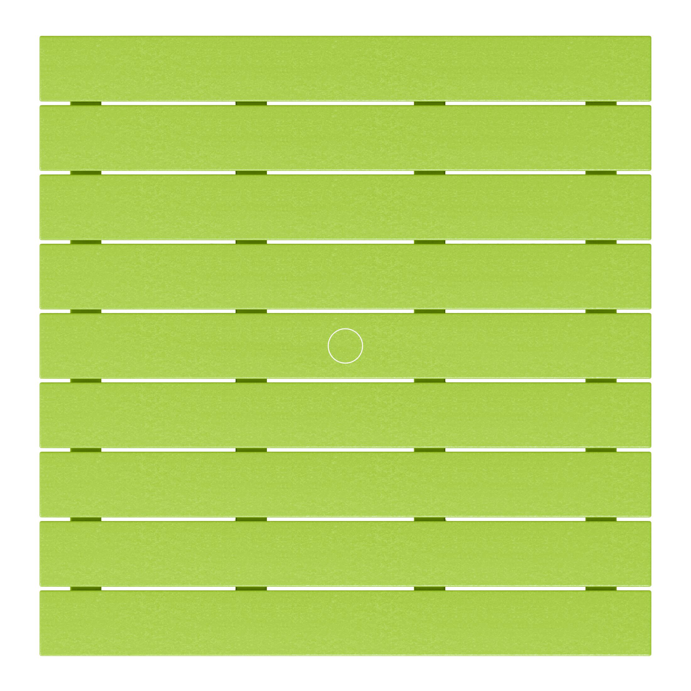 Alt View 1. WestinTrends - WestinTrends Malibu Low Outdoor HDPE Square Patio Coffee Table - Lime.