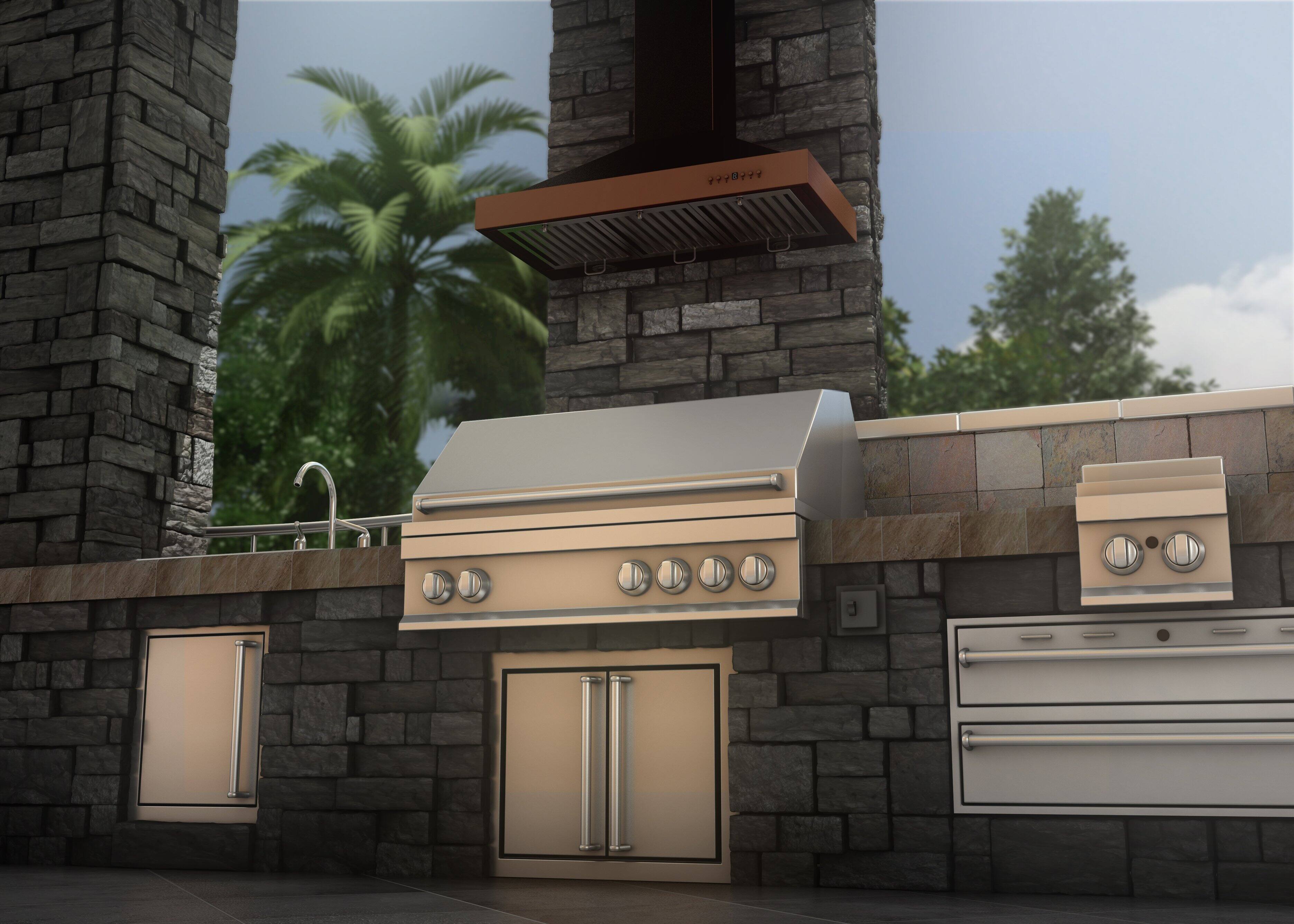 Alt View 6. ZLINE - ZLINE 30 in. Convertible Vent Designer Series Wall Mount Range Hood (KB2-BCXXX-30) - Oil Rubbed Bronze.