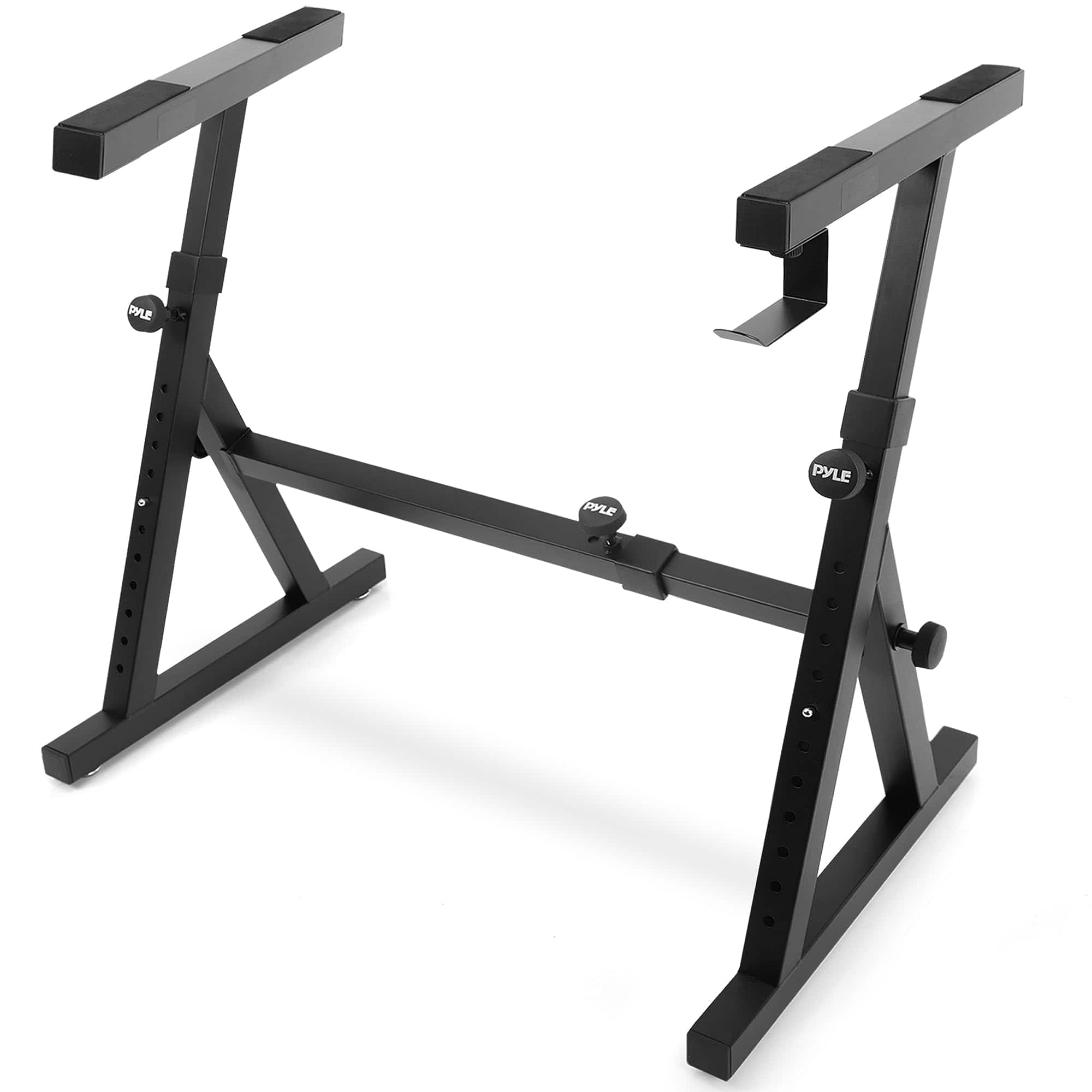 Pyle - Heavy Duty Folding Keyboard Stand, Adjustable Width & Height, Foam Padded Arms, Fits 54-88 Keys - PKST38.5 price history on PriceWatchPro