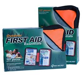 First Aid Only - Outdoor First Aid Kit, 107 Piece, Fabric Case - Orange