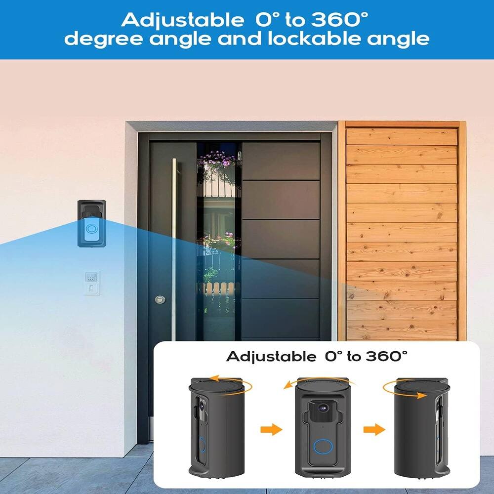 Adjustable 0° to 360° degree angle and lockable angle

Adjustable 0° to 360°