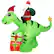Alt View 1. Costway - 8FT Inflatable Christmas Santa Claus Dinosaur LED Lighted Decoration Gift Boxes - Multicolor.