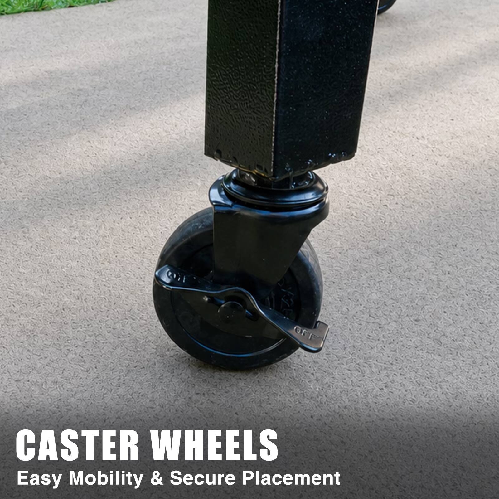 770
CASTER WHEELS
Easy Mobility & Secure Placement