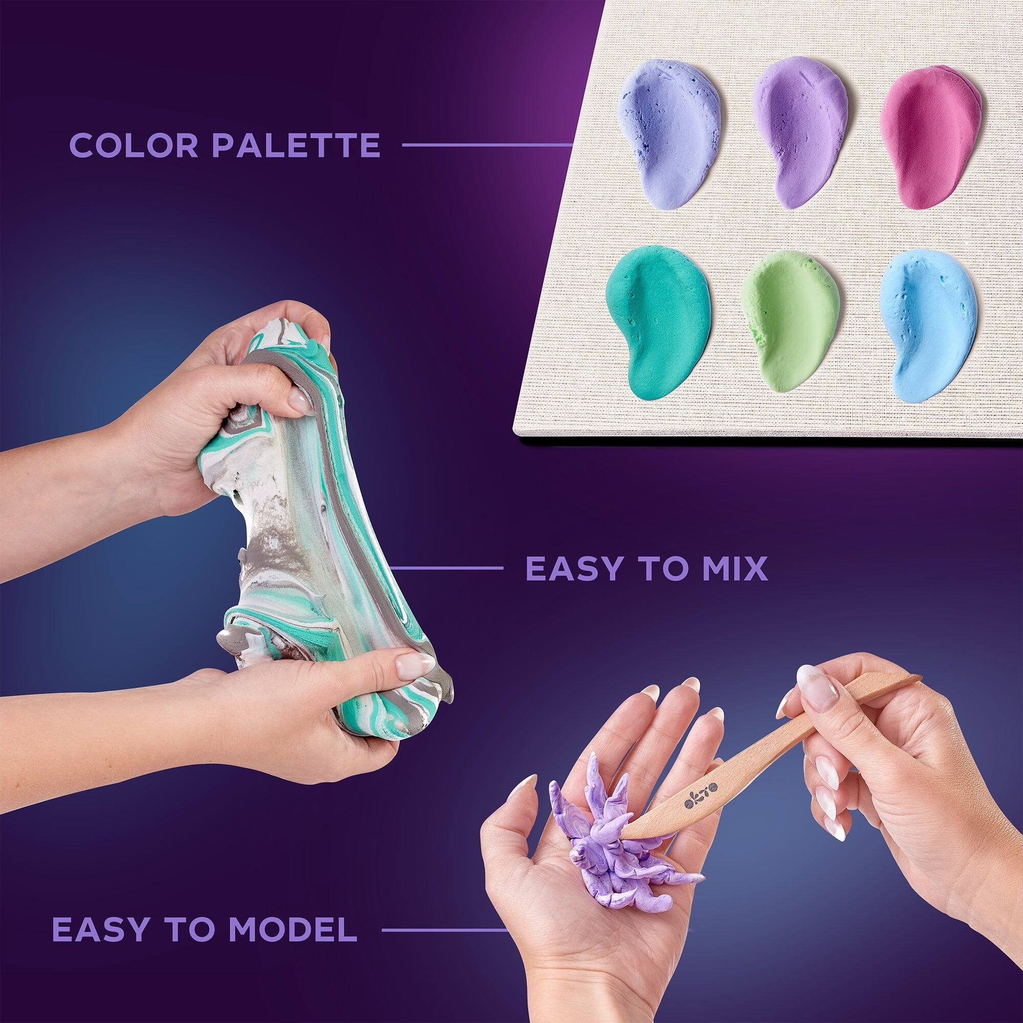 COLOR PALETTE, EASY TO MIX, EASY TO MODEL