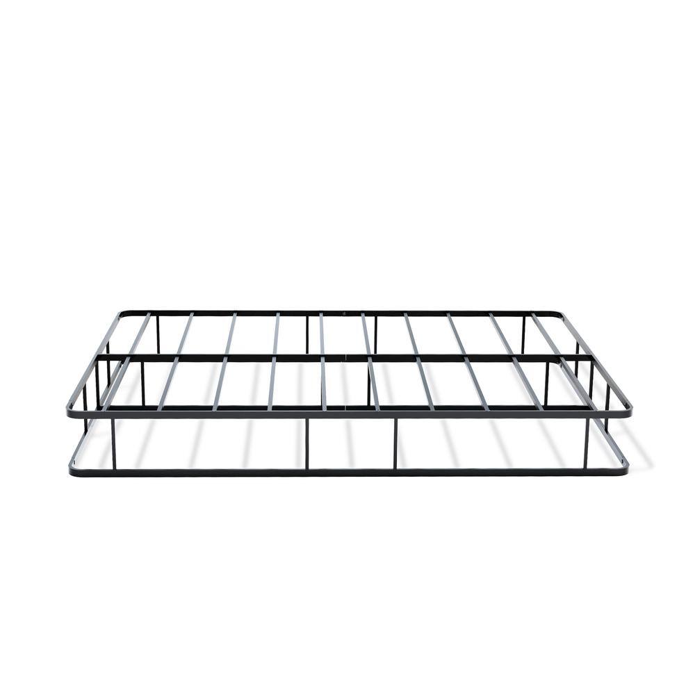 Back. East West Furniture - DHFBBLK Dothan Full Bedframe with Magnificent Design Headboard and Footboard - Modern Metal Frame in Powder Coating - Black.
