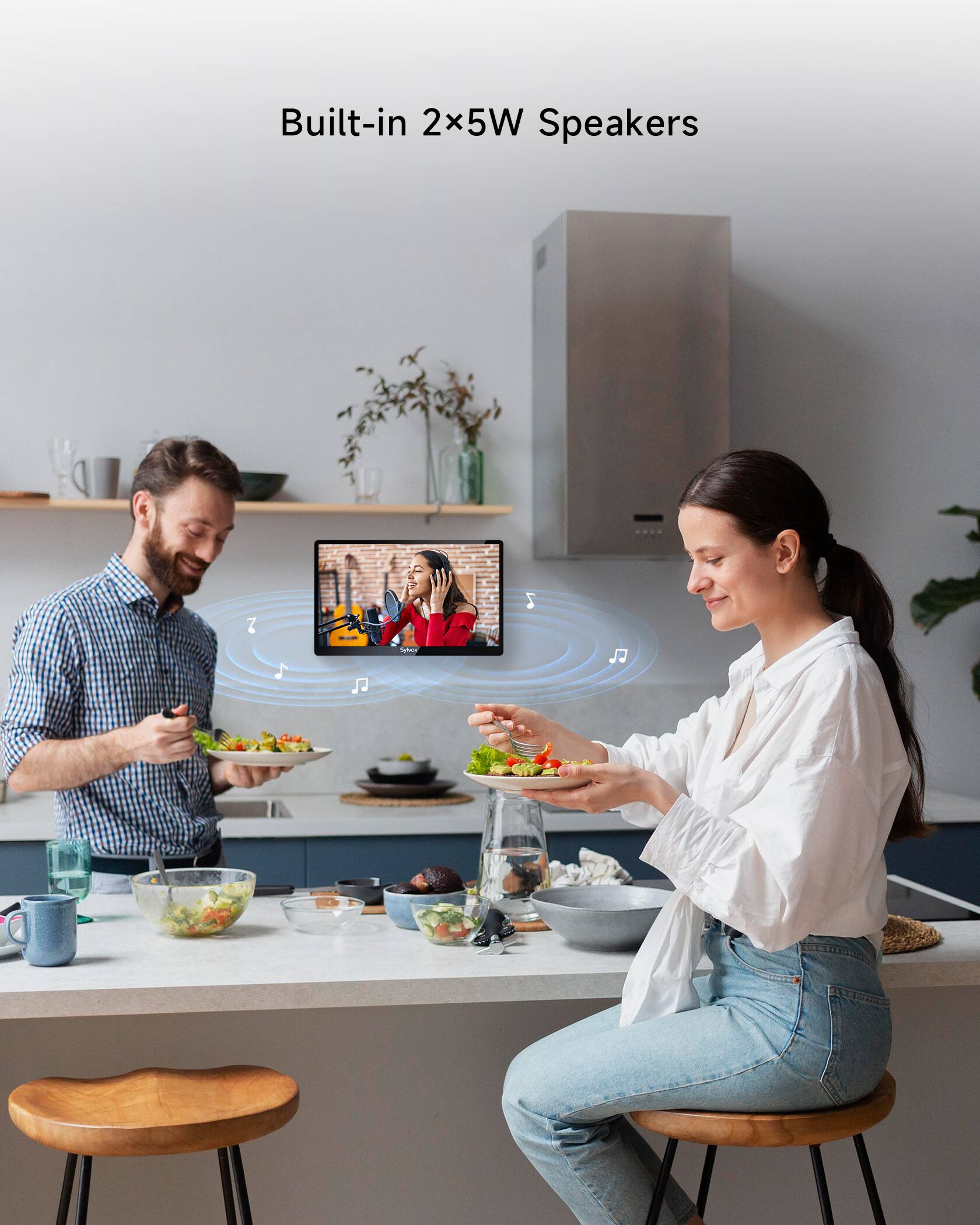 Built-in 2x5W Speakers