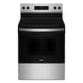 Whirlpool - 30 in. Wide 4 elements Electric Range with No Preheat Mode - Stainless Steel