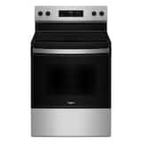 Whirlpool - 30 in. Wide 4 elements Electric Range with No Preheat Mode - Stainless Steel