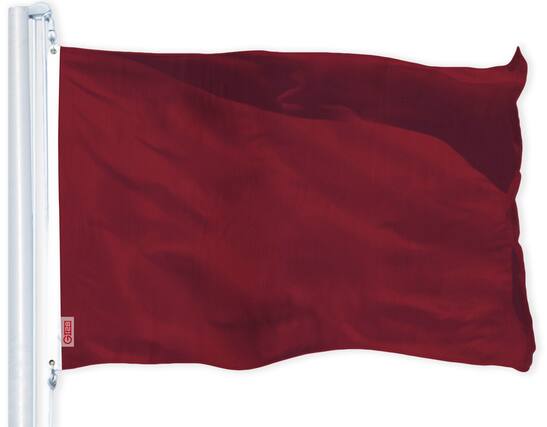 Front. G128 - Heavyweight Flag 4 x 6 ft 150D Polyester Brass Grommets Indoor Outdoor - Assorted Colors.
