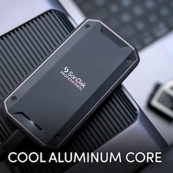 SANDISK PRO G40 SSD 2TB External Thunderbolt 3 and USB C NVMe SANDISK PRO G40 SSD 2TB External Thunderbolt 3 and USB C NVMe