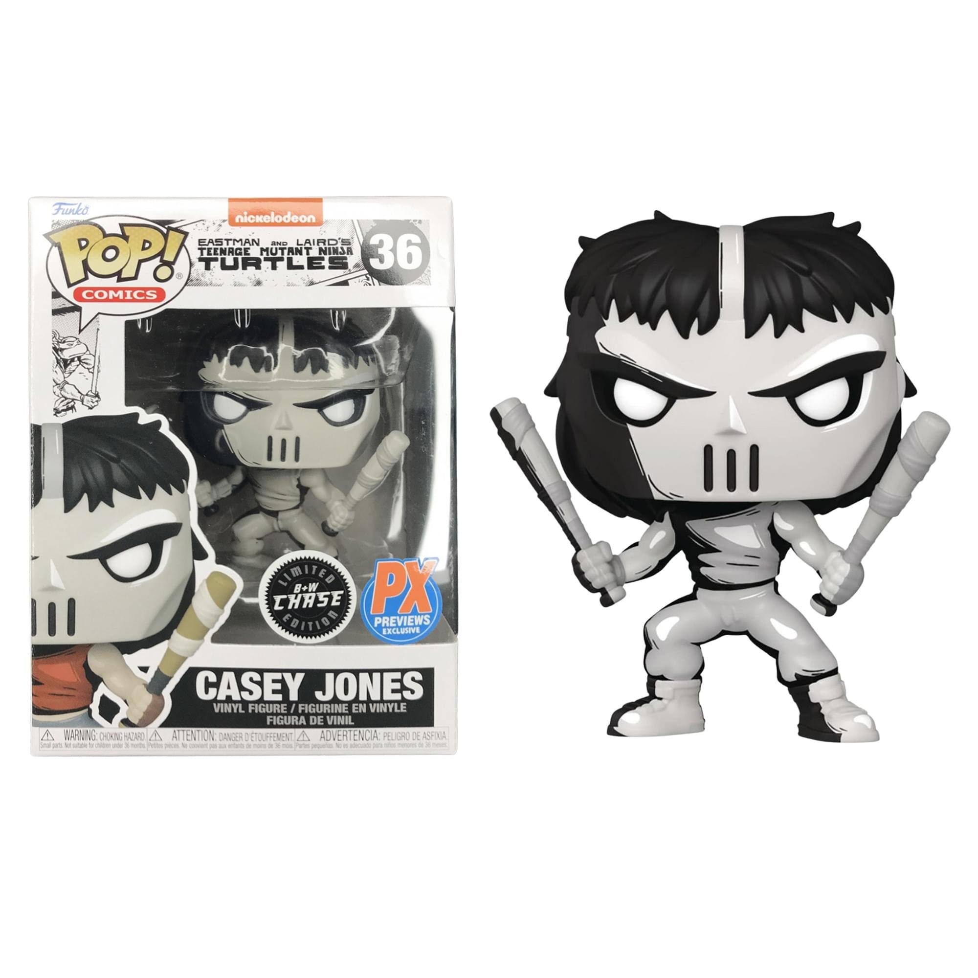TMNT Funko POP Vinyl Figure | Casey Jones B&W Exclusive