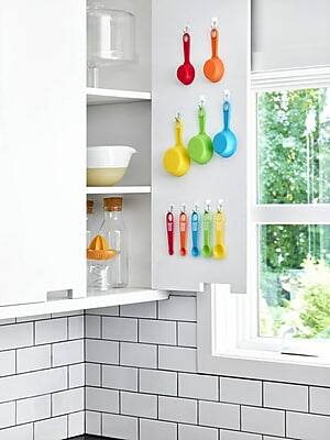 Alt View 5. Command - Damage Free Small Hook, 0.5 lb, Clear, 9/Pack - Clear.