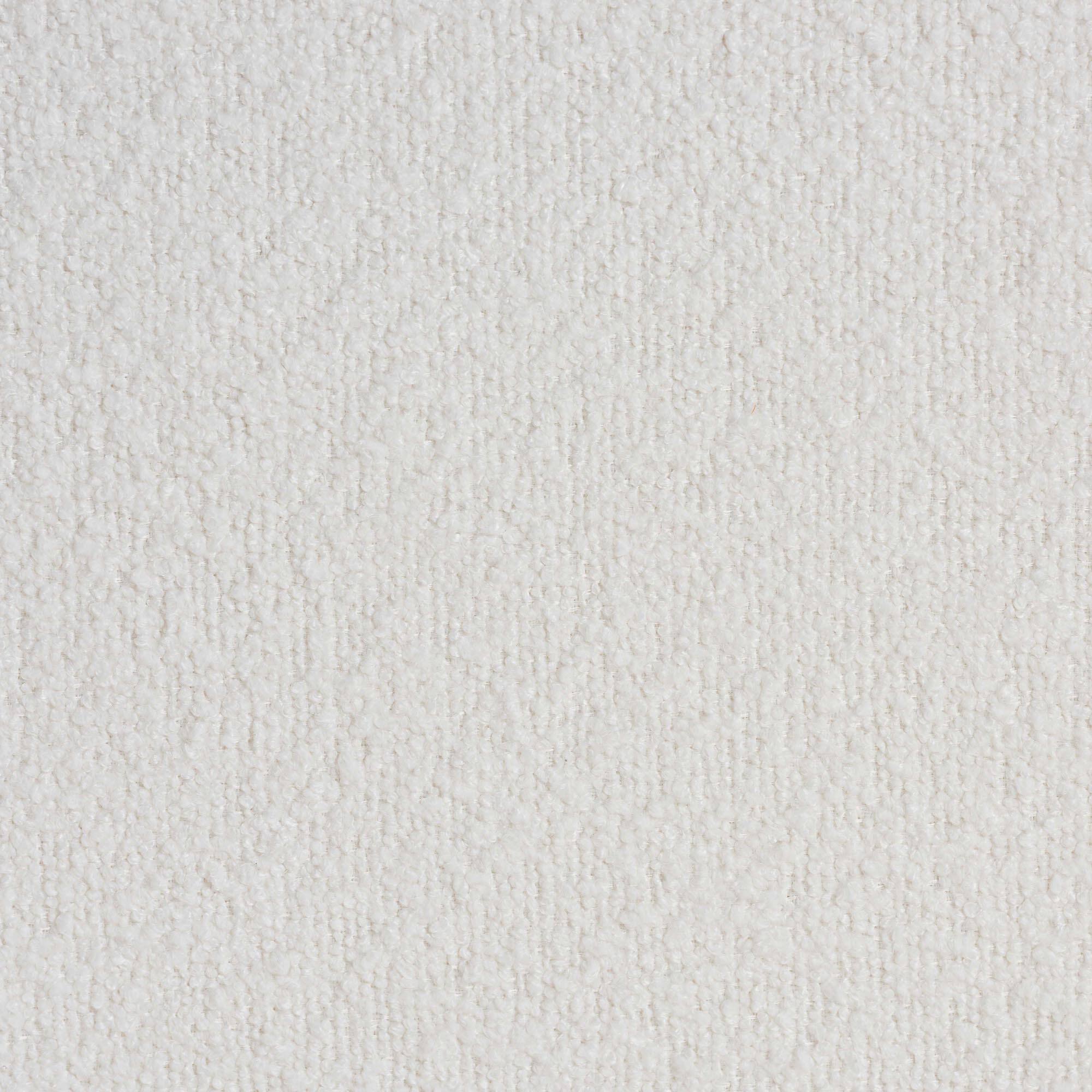 Alt View 2. Baxton Studio - Virden Boucle Upholstered Dining Chair Set of 2- Armchair with Solid Wood Frame and Curved Open-Back Design - White/Walnut Brown.