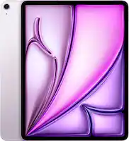 Apple - 13-inch iPad Air M3 chip Built for Apple Intelligence Wi-Fi + Cellular 1TB - Purple (Unlocked) - Front_Zoom