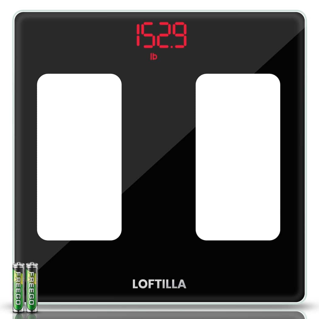 Arboleaf - weight Scale, Accurate Measurements, LED Display - Black