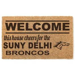 Jardine - SUNY Delhi Broncos 18" x 30" Welcome Doormat - Brown