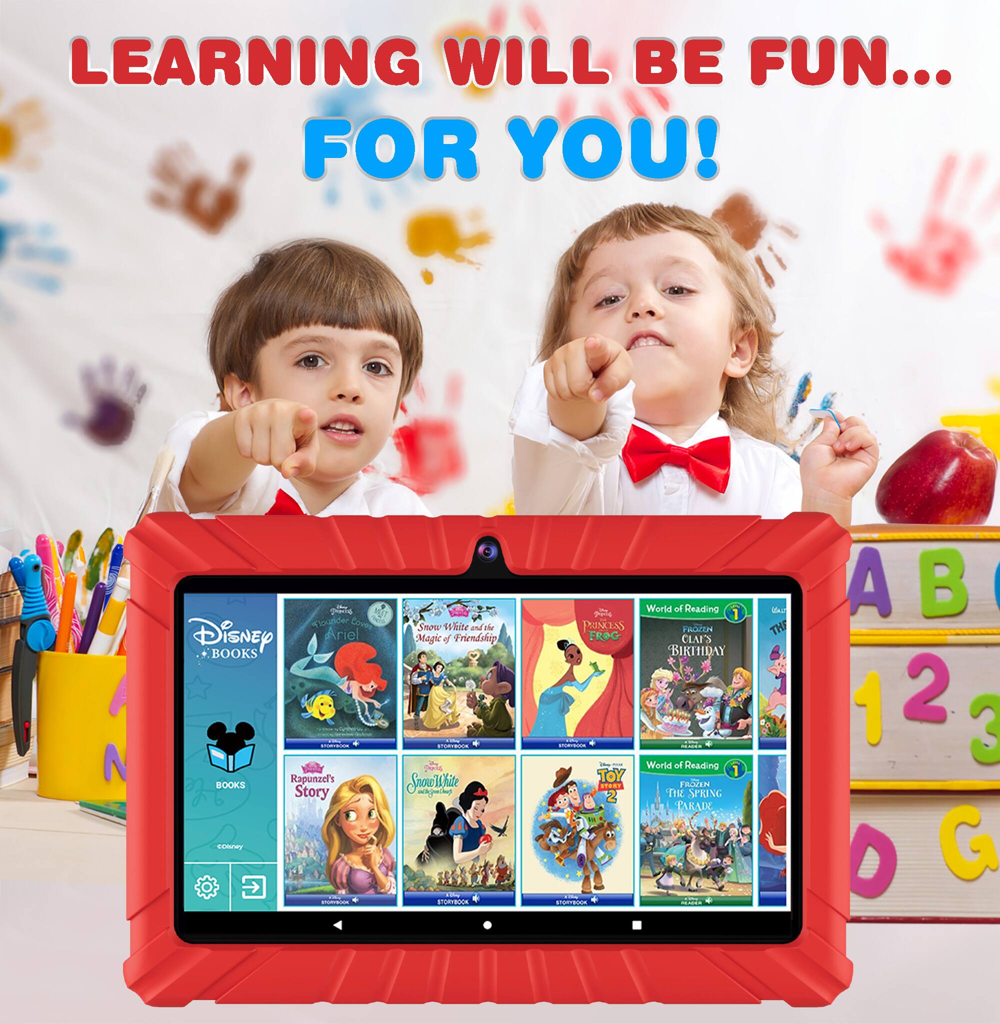 LEARNING WILL BE FUN... FOR YOU! Disney Books Rapunzel's Story Snow White and the Magic of Friendship Snow White World of Reading 1 - Ariel - The Little Mermaid - Beauty and the Beast - Cinderella - Aladdin - Toy Story World of Reading 1 - Frozen - The Princess and the Frog - Moana - The Lion King - 1 2 3 4 5 6 7 8 9 10