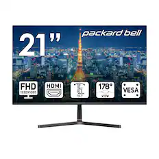 Packard Bell 21" FHD 1920x1080 HDMI Tilt 178° View VESA